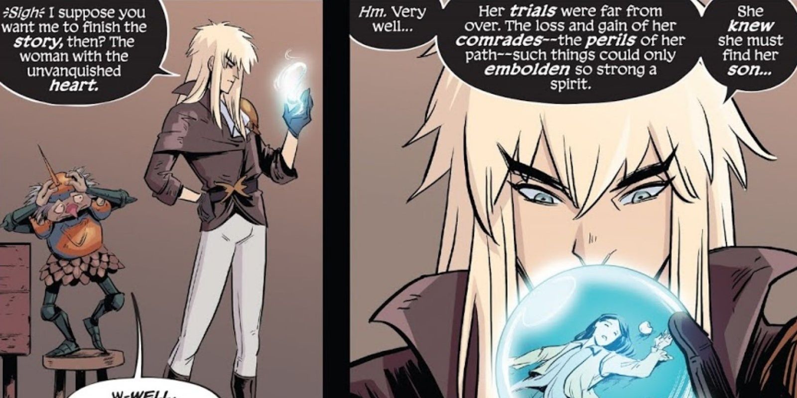 Labyrinth-Coronation comic Jareth tells the story of his mother
