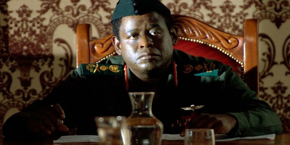 Forest Whitaker as idi Amin in The Last King of Scotland 