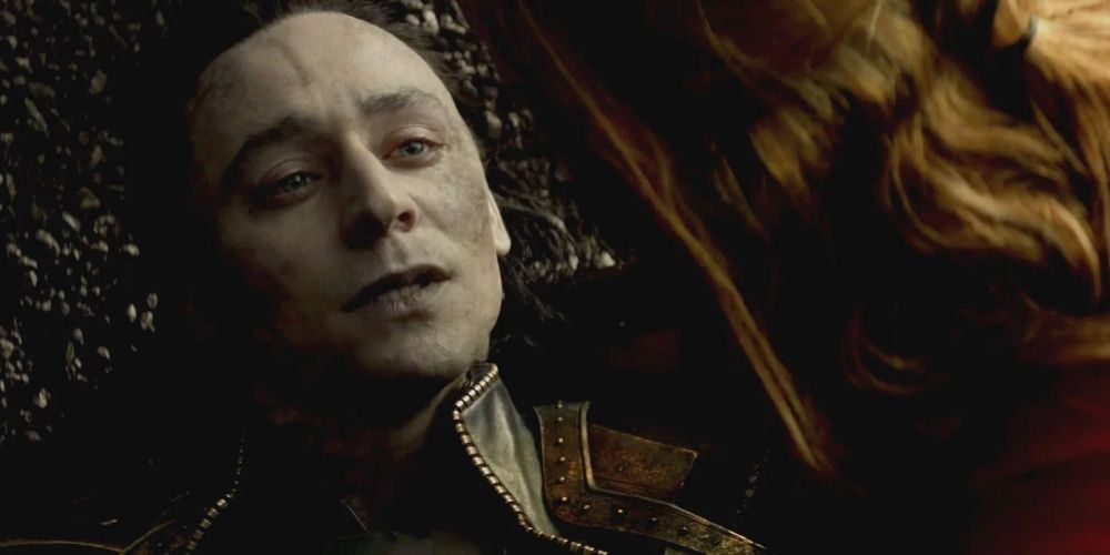 Loki fakes his death in Thor: The Dark World movie