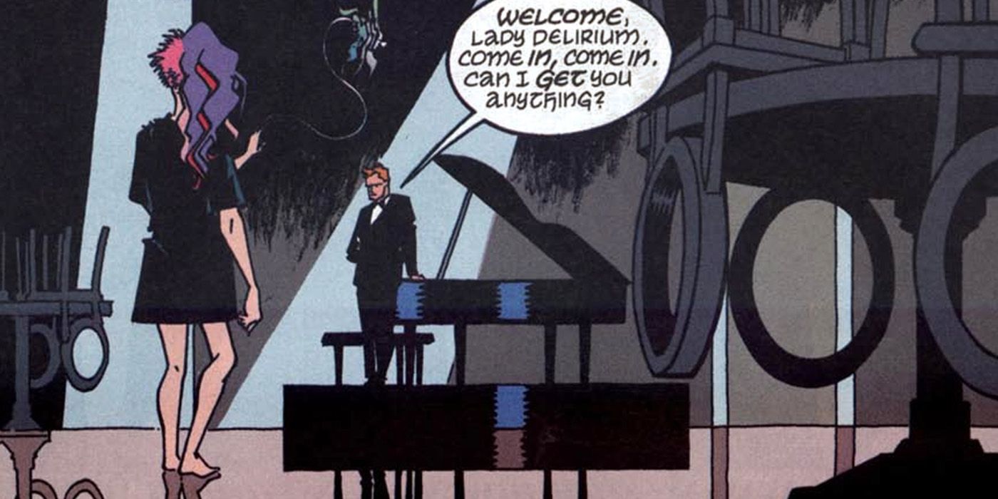 Lucifer plays the piano - Marvel Comics