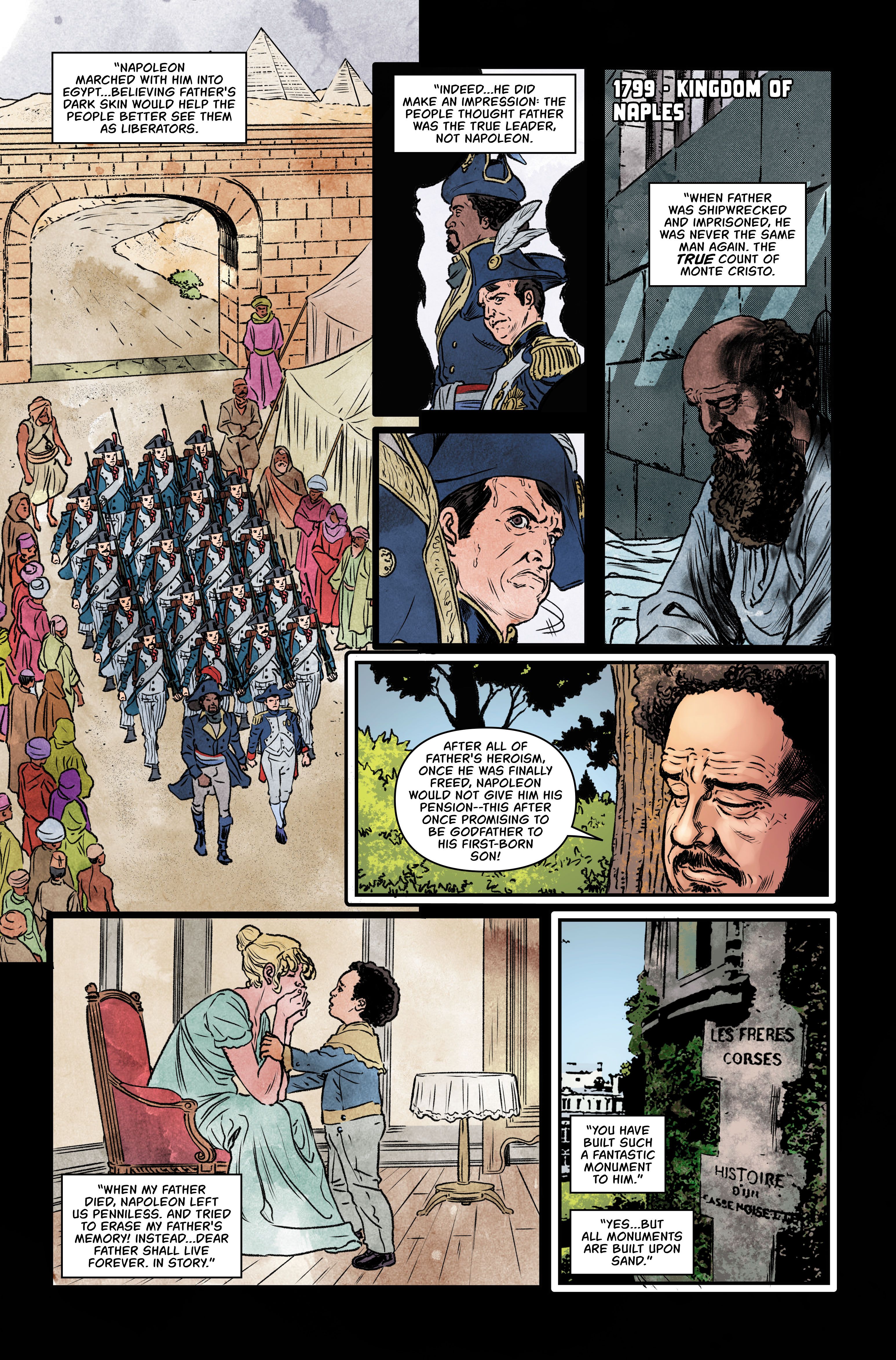 EXCLUSIVE PREVIEW: DC’s Milestone in History Shines a Spotlight on Alexandre Dumas, activist Katherine Dunham