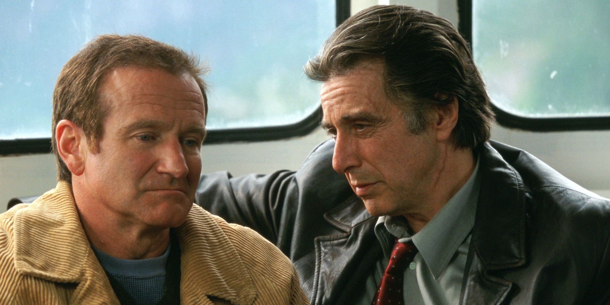 Robin Williams and Al Pacino in the Christopher Nolan film Insomnia 