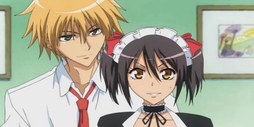 Anime Maid Sama Misaki And Usui