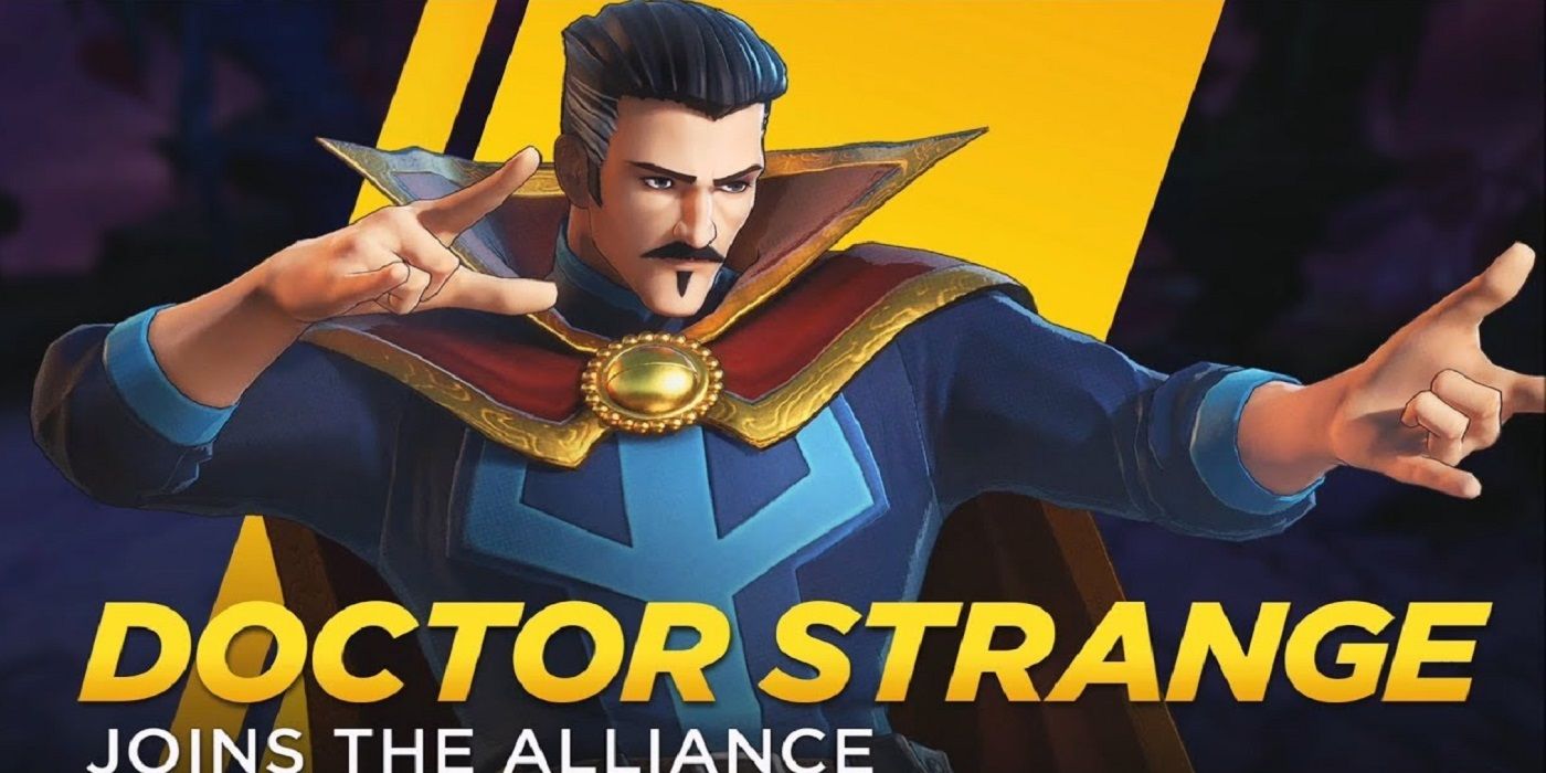 Doctor Strange showing off his magic in Ultimate Alliance 3.