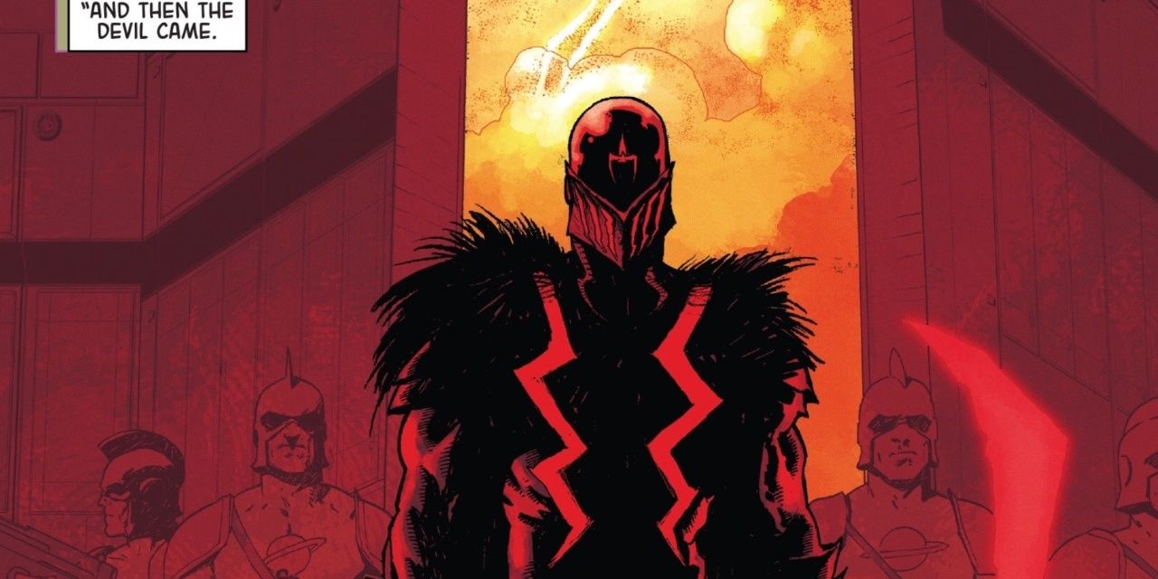 The Kree Vox with scythe in Marvel Comics