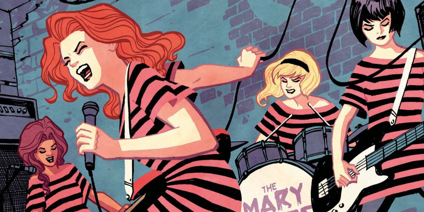 MJ and Gwen play in the Mary Janes band
