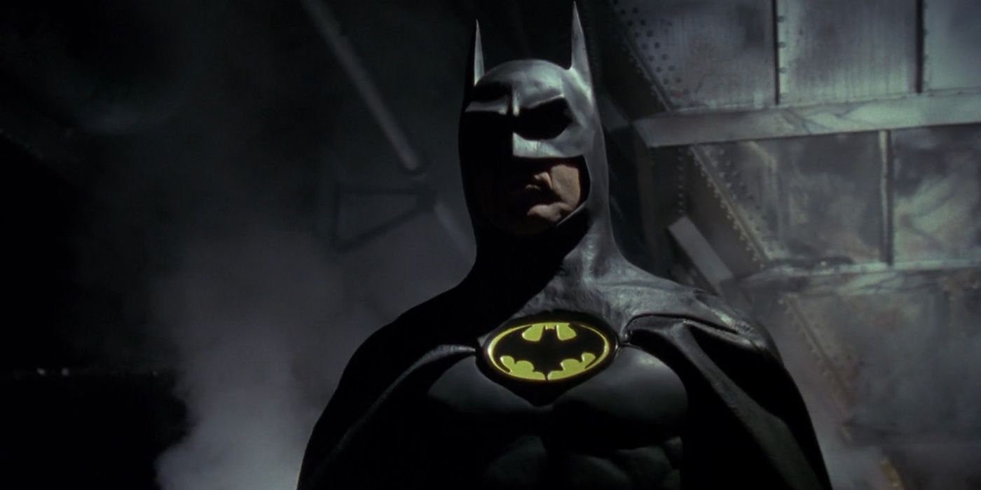 Michael Keaton as Batman in the 1989 Tim Burton movie.
