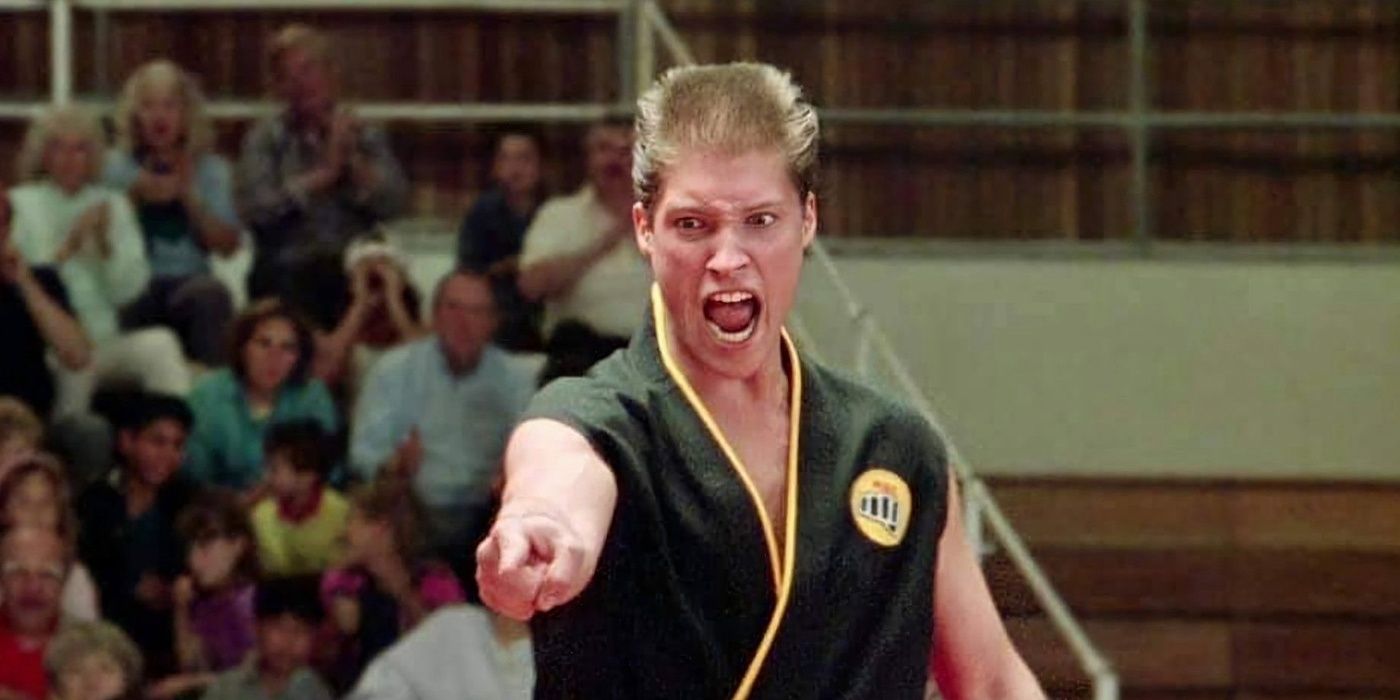 Mike Barnes match in The Karate KId
