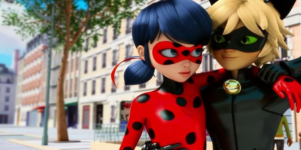 An image of Miraculous Ladybug and Cat Noir.