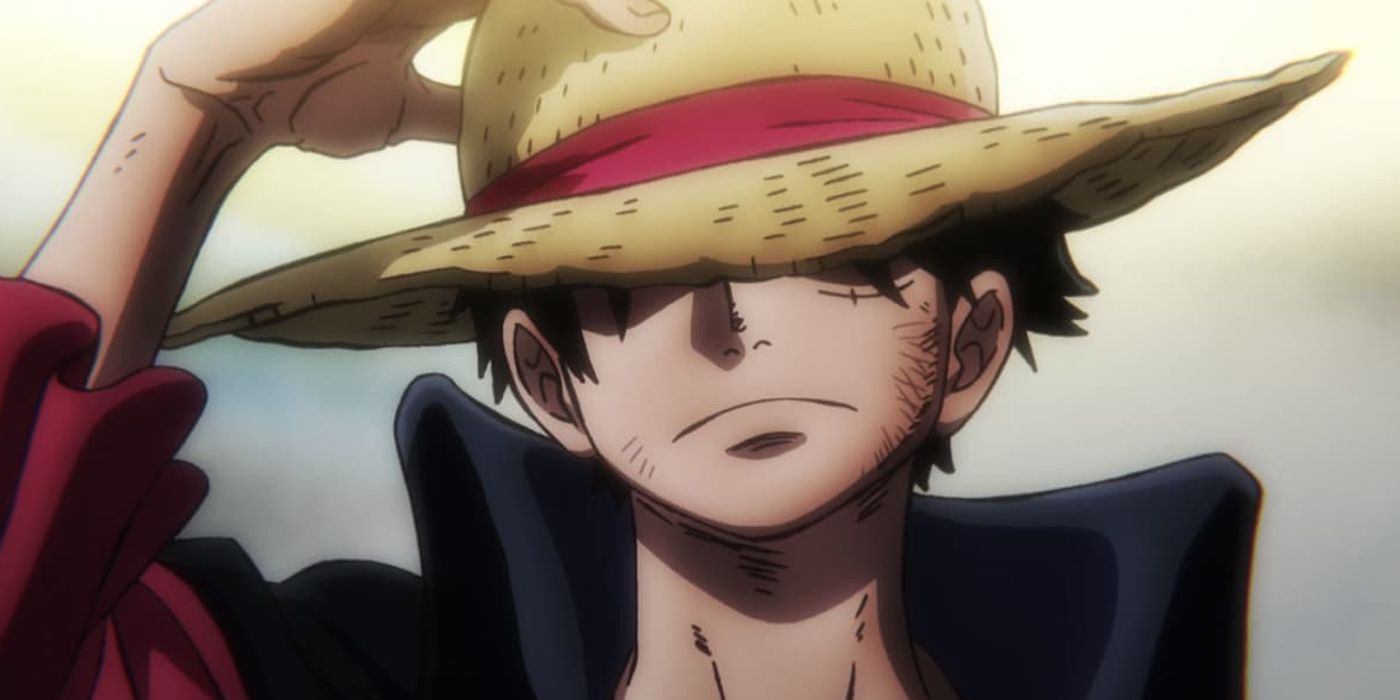 One Piece's Monkey D. Luffy with a Straw Hat