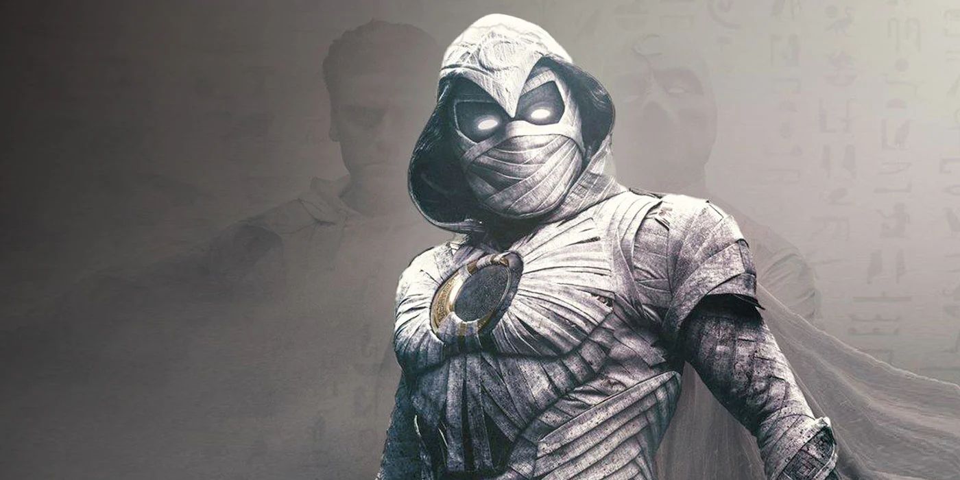 A promo image of the main character from Disney+'s Moon Knight series