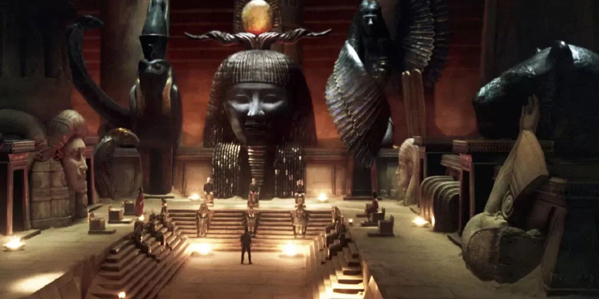 The Egyptian pantheon, or Ennead, from Disney+'s Moon Knight