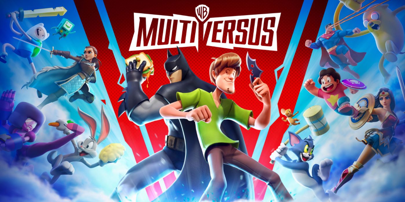 MultiVersus Splash Screen showing the characters