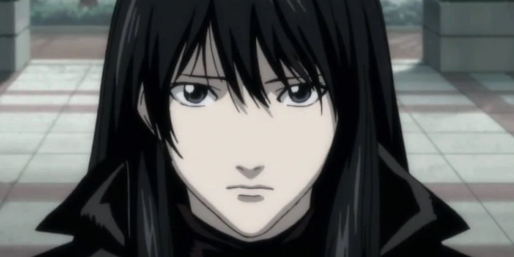 Naomi Misora From Death Note stares ahead