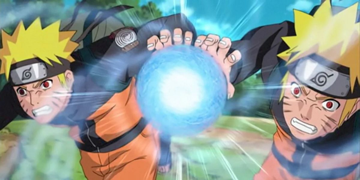 Naruto Using Rasengan Against Itachi Ichiha