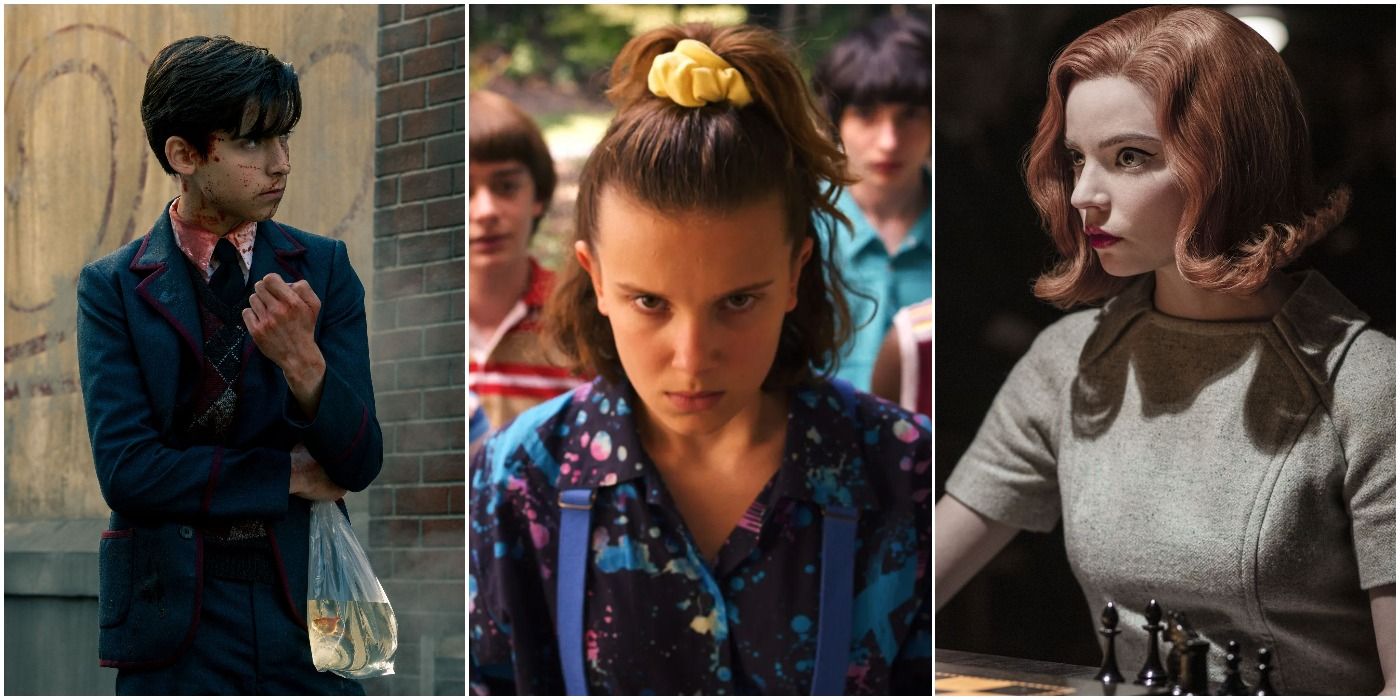 Netflix Shows Umbrella Academy, Stranger Things, and Queen's Gambit