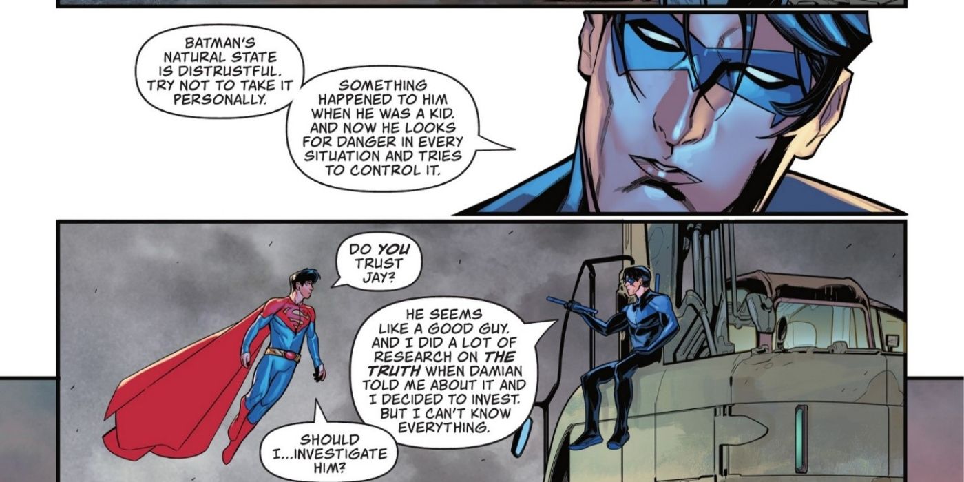 The New Superman Trusts Nightwing More Than Batman