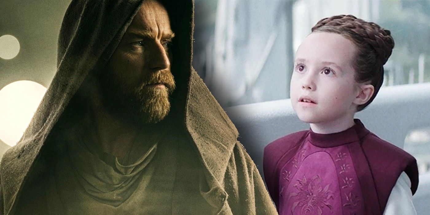 Obi Wan and young Leia