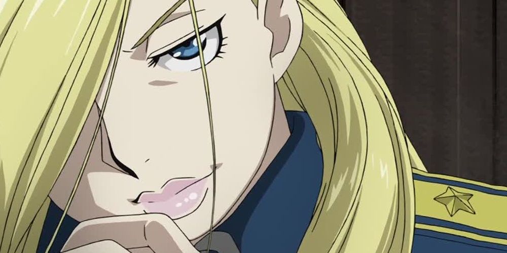 Olivier Mira Armstrong from Fullmetal Alchemist: Brotherhood.