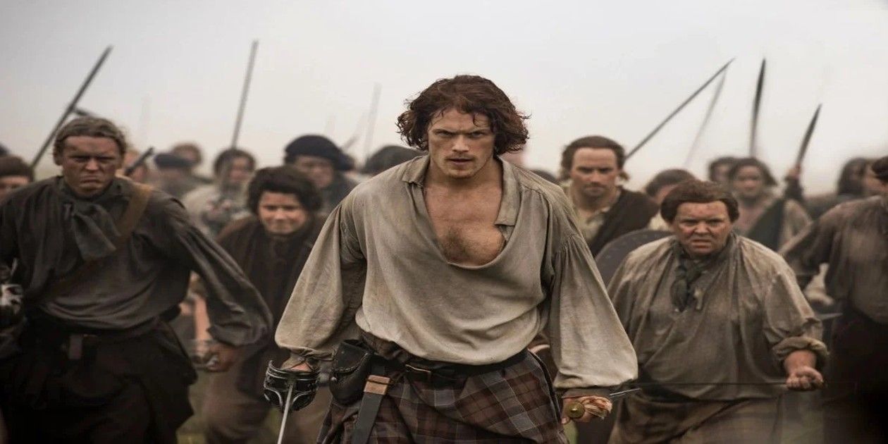Jamie Fraser going into Battle in Outlander
