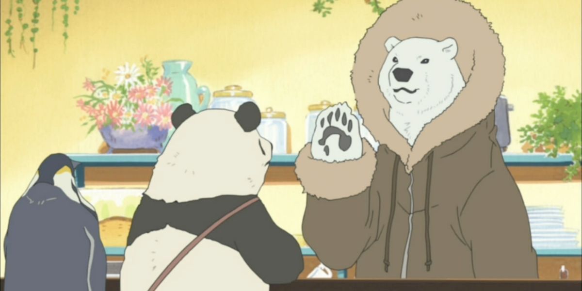 Images feature Polar Bear, Panda, and Penguine from Polar Bear Café