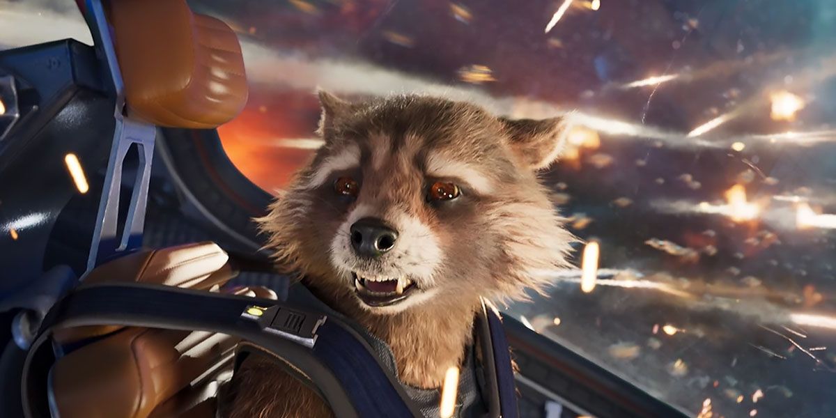 Rocket Raccoon In Guardians Of The Galaxy Vol 2