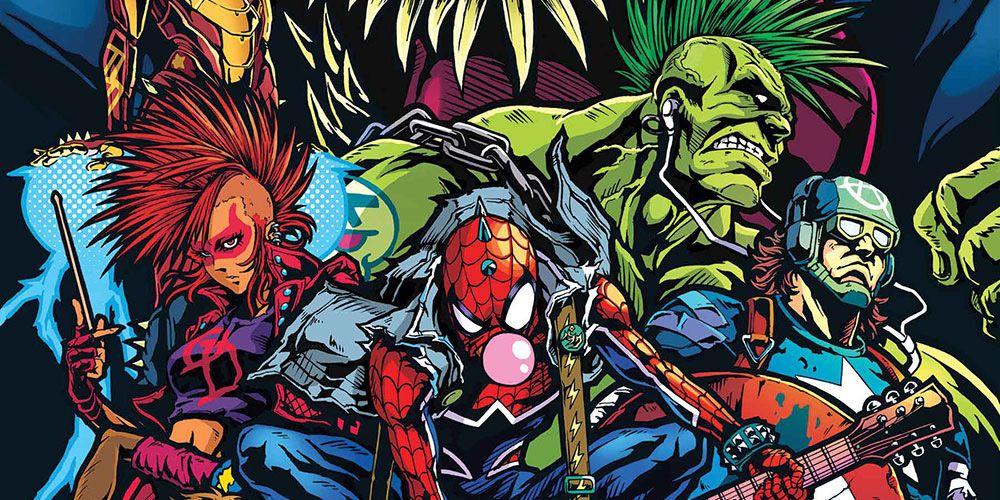 Spider-Punk Debuts Badass New Hulk and Venom Variants