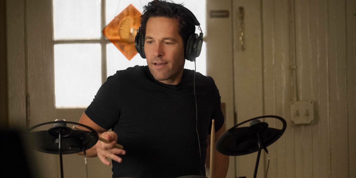 Scott Lang Playing The Drums In Ant-Man And The Wasp