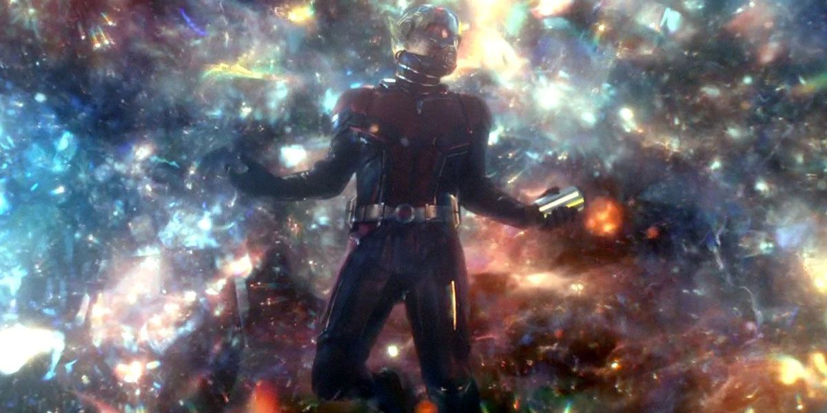 Scott Lang Floating In The Quantum Realm in Ant-Man