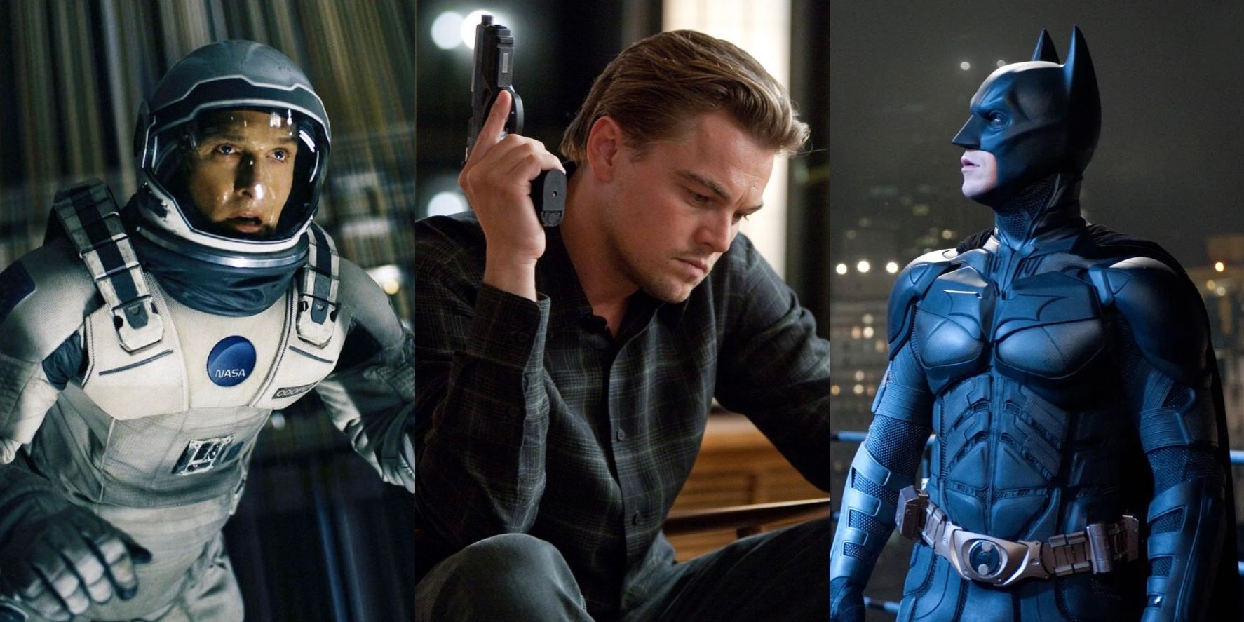 Christopher Nolan movies - INTERSTELLAR, INCEPTION, THE DARK KNIGHT