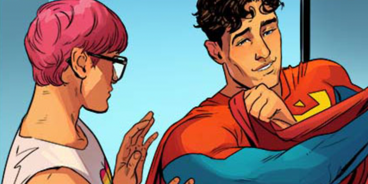 Superman's Boyfriend Gives the New Man of Steel an Updated Cape in DC Pride One-Shot