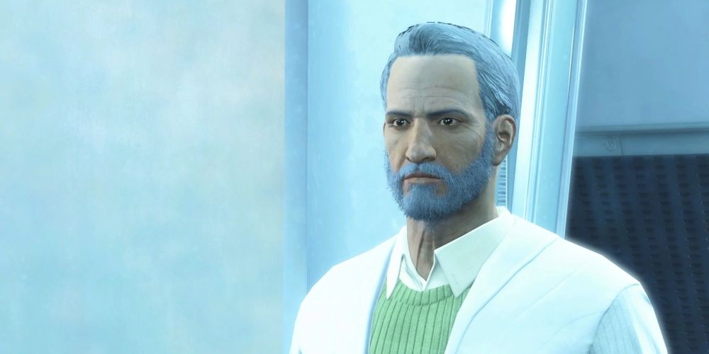 Shaun as Father in the Institute in Fallout 4