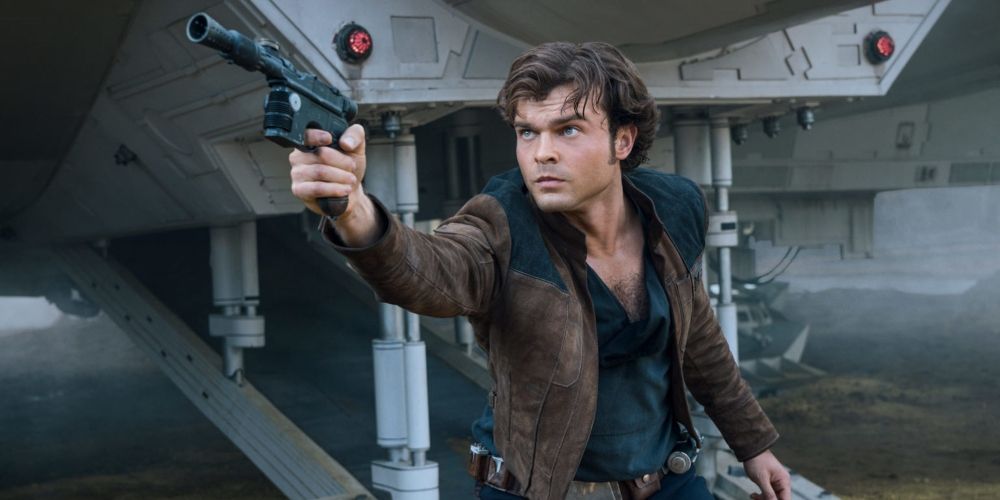 Alden Ehrenreich as Han Solo in Solo: A Star Wars Story movie