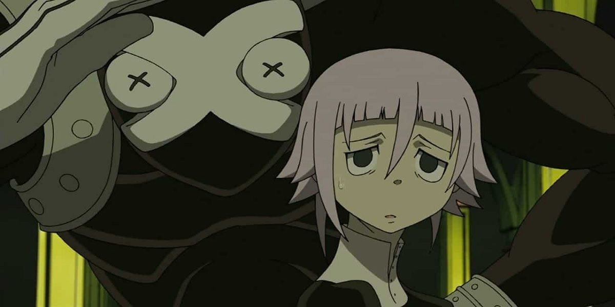 Crona with Ragnarok behind them, from Soul Eater.