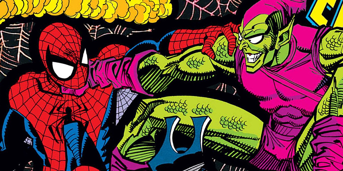 Spider-Man battles Harry Osborn's Green Goblin