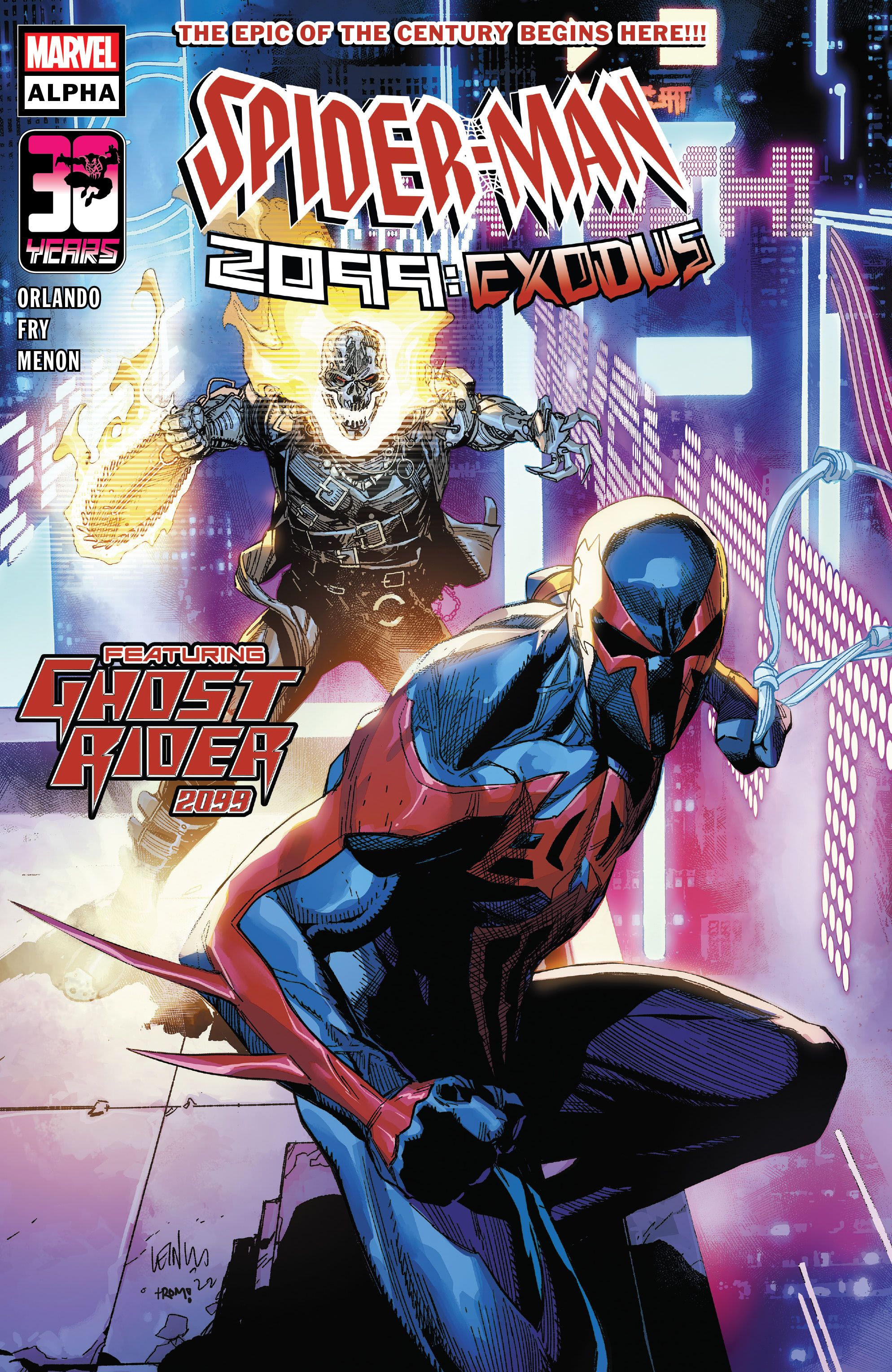 Cover of Spider-Man 2099: Exodus - Alpha #1 