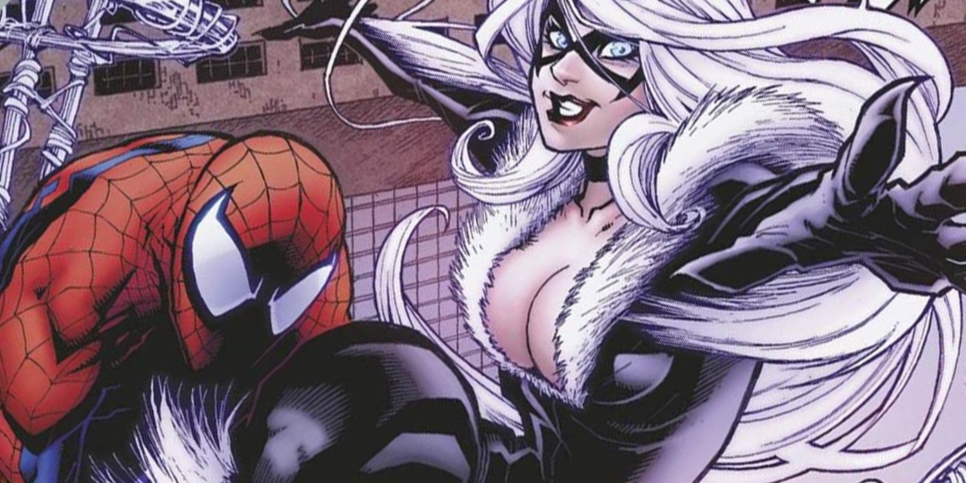 Spider-Man and Black Cat from Marvel Comics