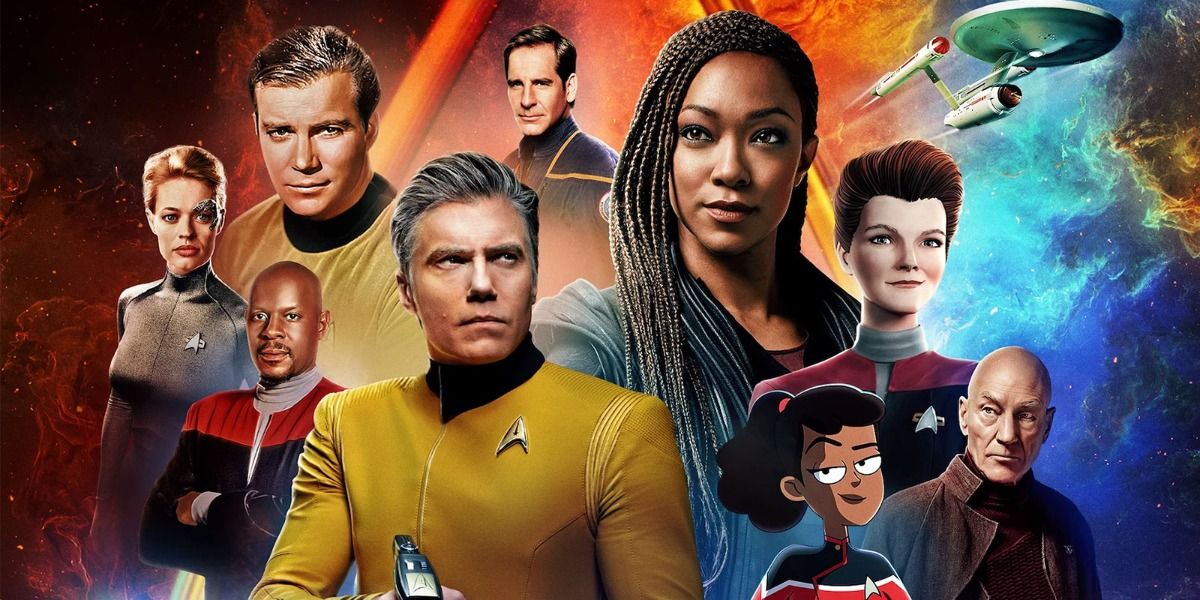 Various Captains from across the Star Trek franchise.
