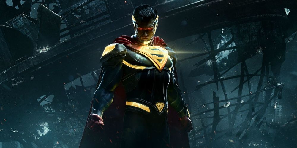 Superman as world dictator in Injustice: Gods Among Us game