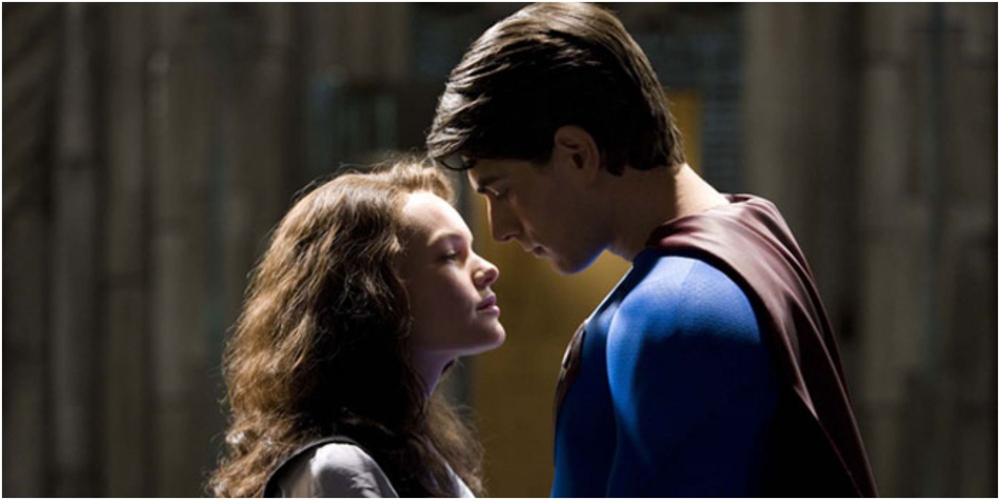 Brandon Routh as Superman and Kate Bosworth Lois in Superman Returns