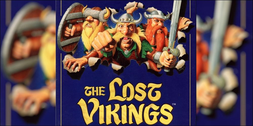 2:1 collage cover for The Lost Vikings