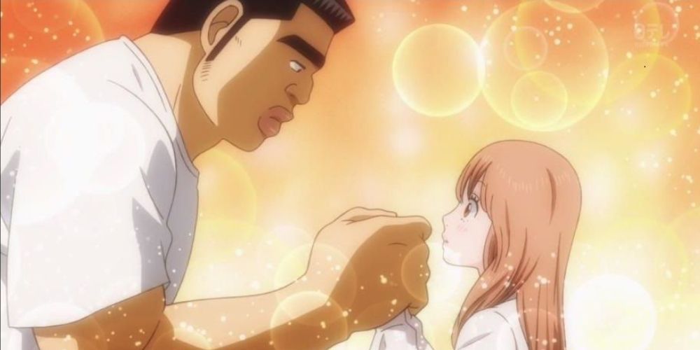 Takeo holding Rinko's hands in My Love Story