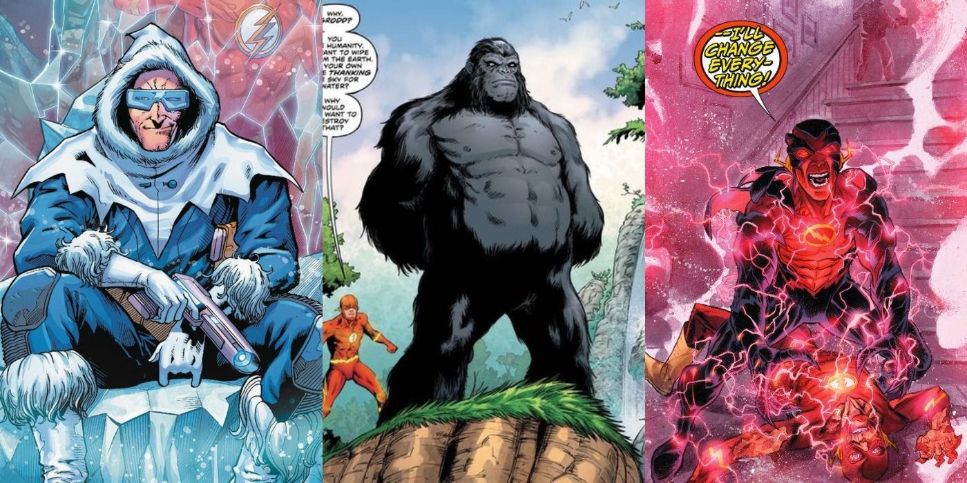 Captain Cold, Gorilla Grodd, Reverse-Flash DC Comics