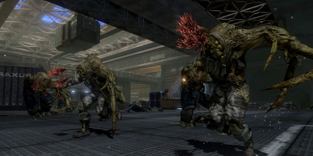 Infected Flood Combat forms in Halo.