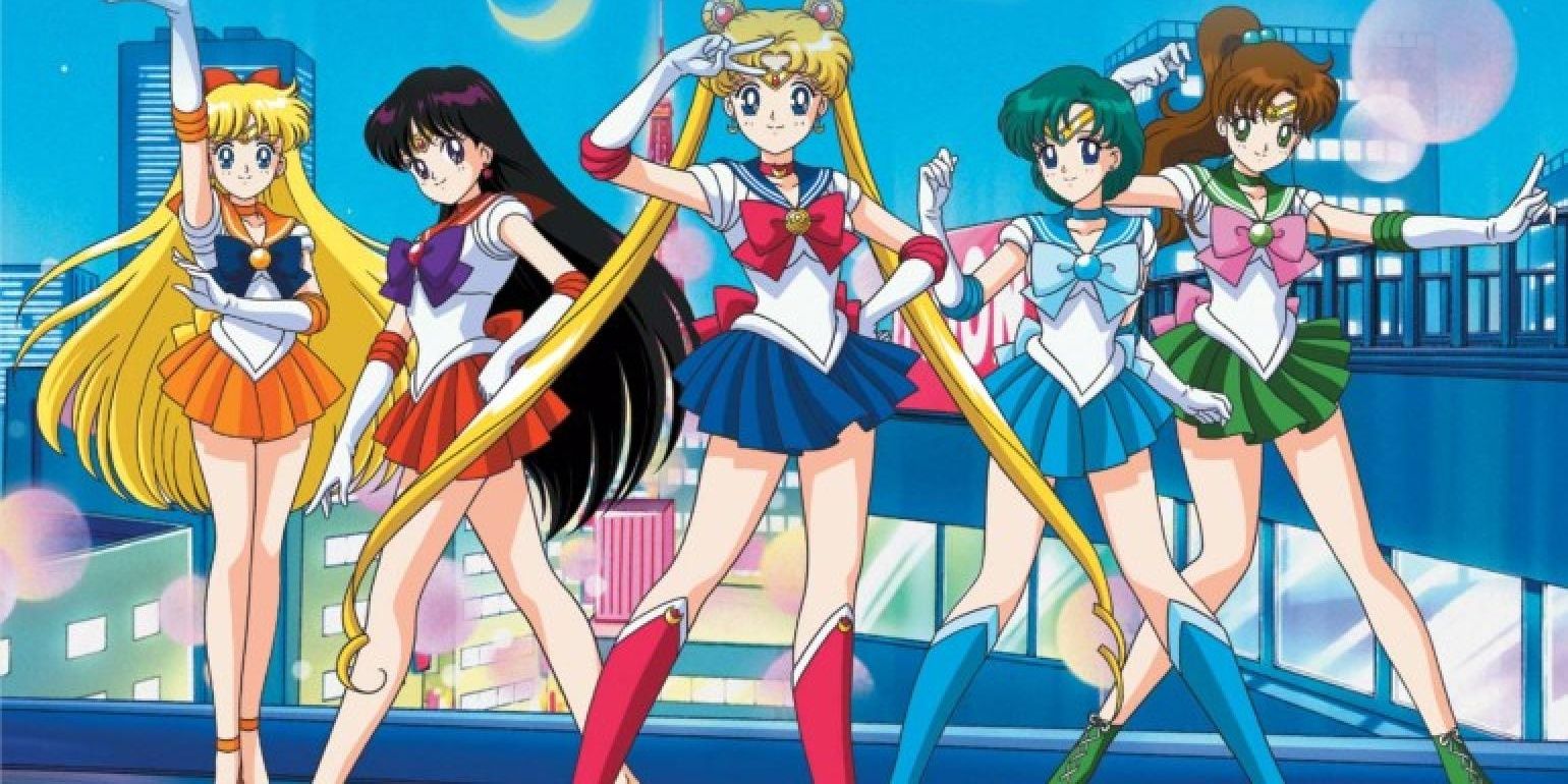 The Inner Senshi from the 90s Sailor Moon anime.