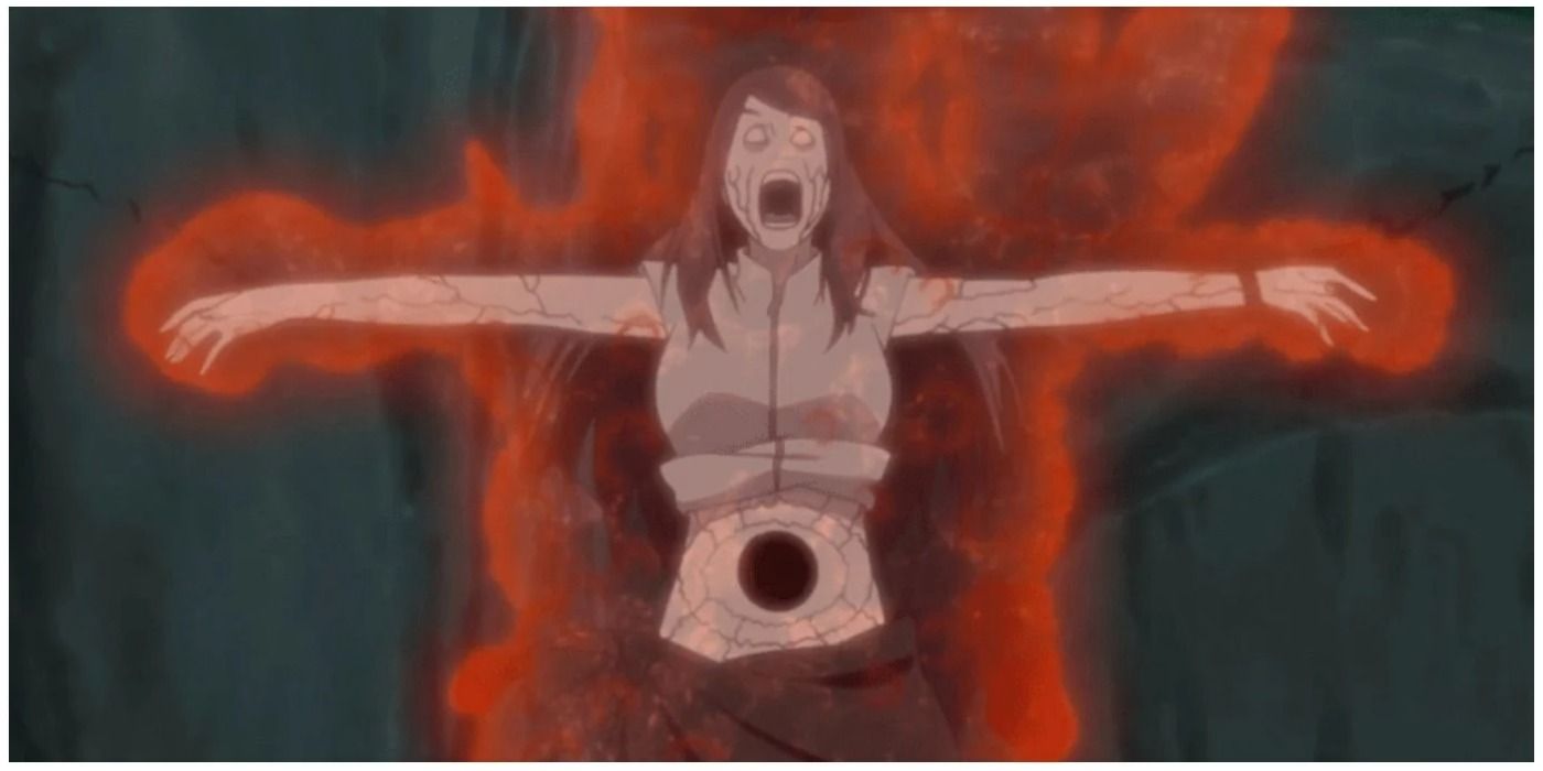 The Nine Tails Bein Extracted From Kushina