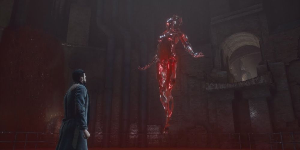 The Red Queen final boss of Vampyr game