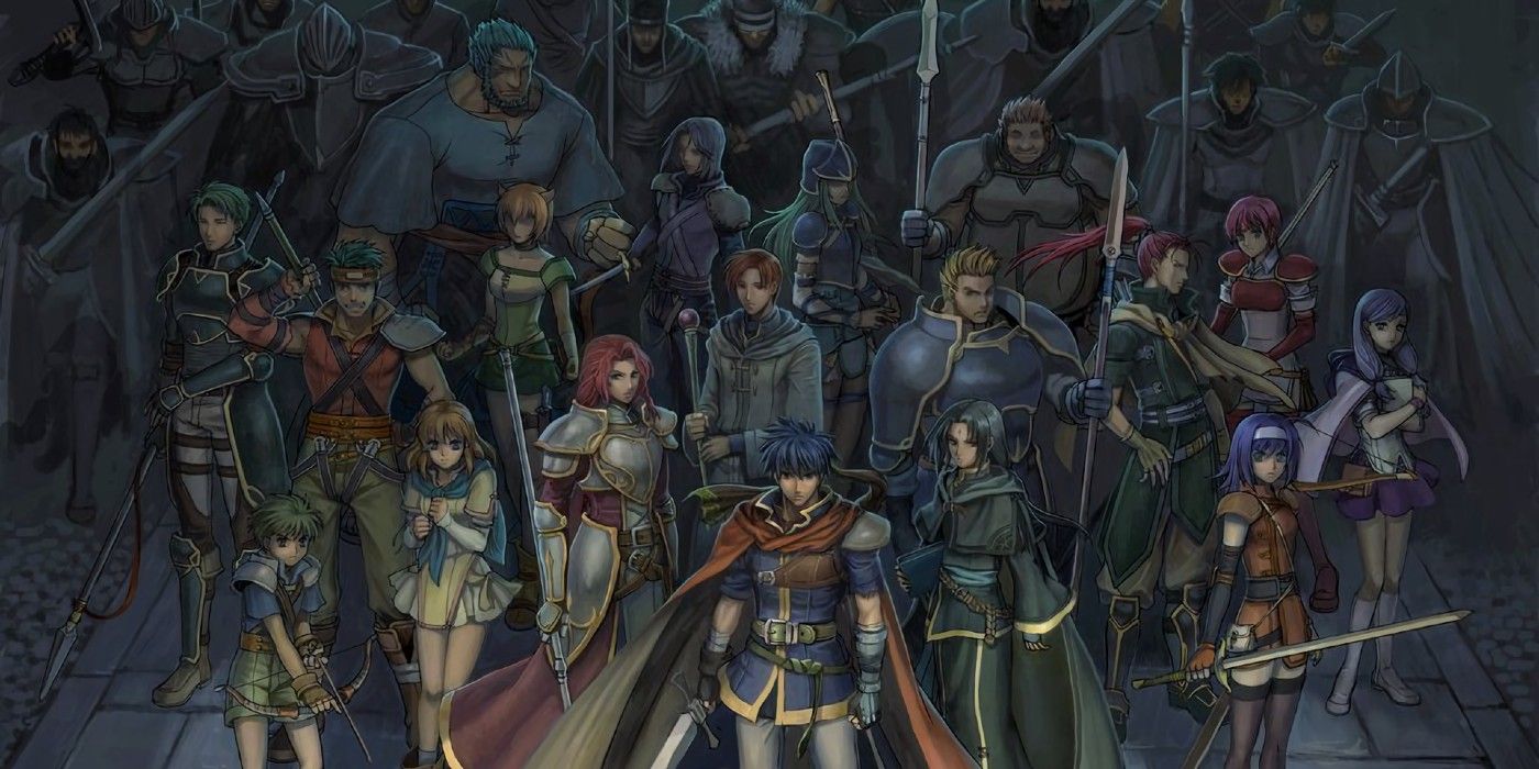 The cast of Fire Emblem: Path of Radiance.