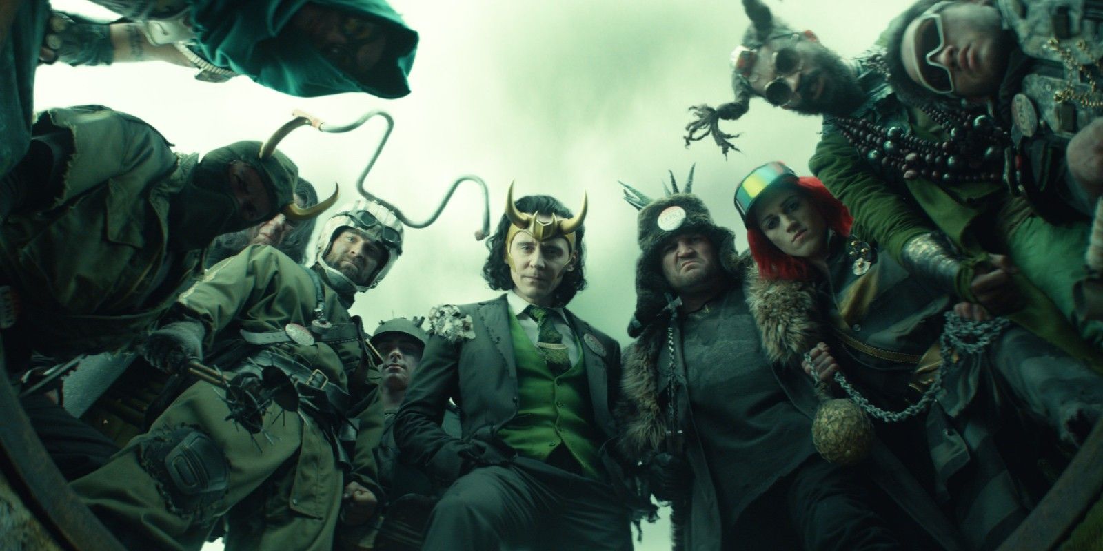 Tom Hiddleston and others in Loki TV