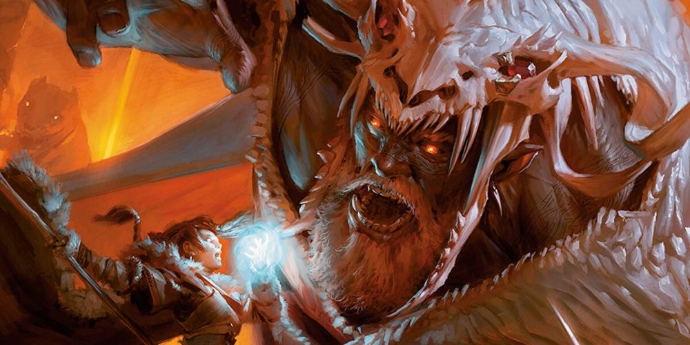 A spellcaster up-close with a giant in dnd fifth edition